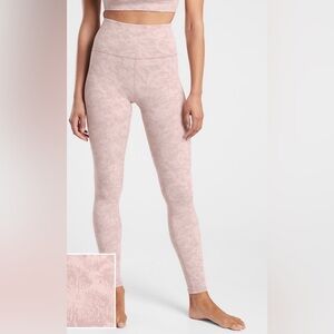 Athleta Frosted Floral, Iceland Pink Leggings, Womens size small